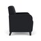 Lesro Siena Lounge Reception Wide Guest Chair, Black, MD Black Upholstery SN1201 - alternate 3
